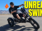 FlekTrike Pro eTrike with an Unreal Swing